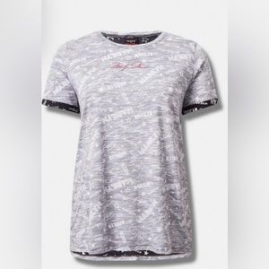 Torrid Marilyn Monroe Classic Fit Roll Sleeve Tee Size 1X